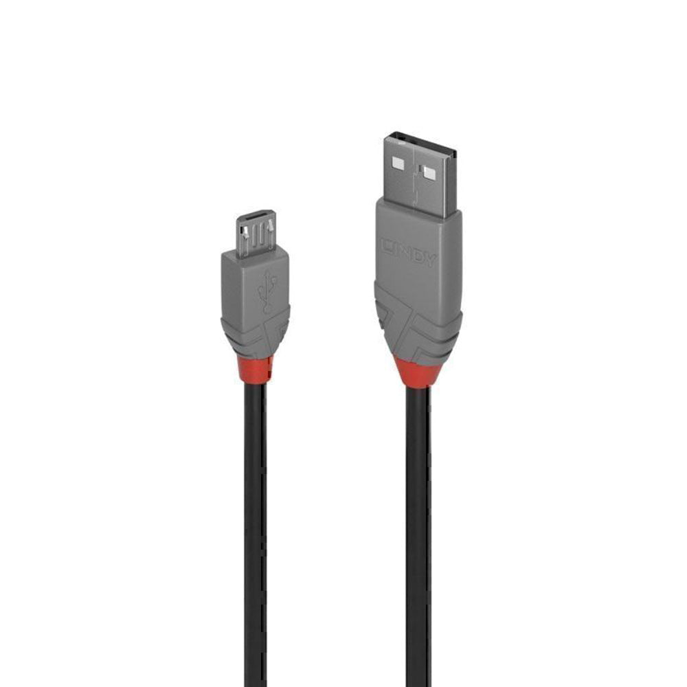 Lindy USB-A 2.0からMicro-B Anthraライン