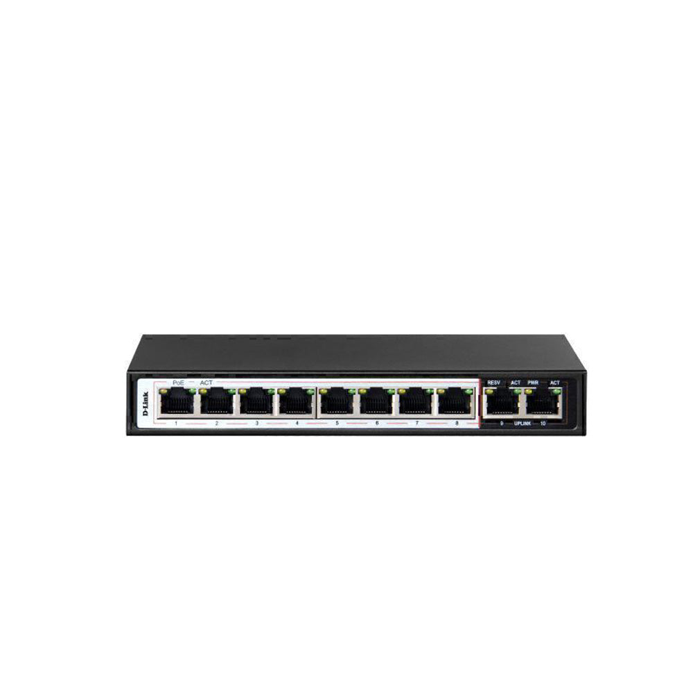 Interruptor POE D-Link con puerto de alcance largo