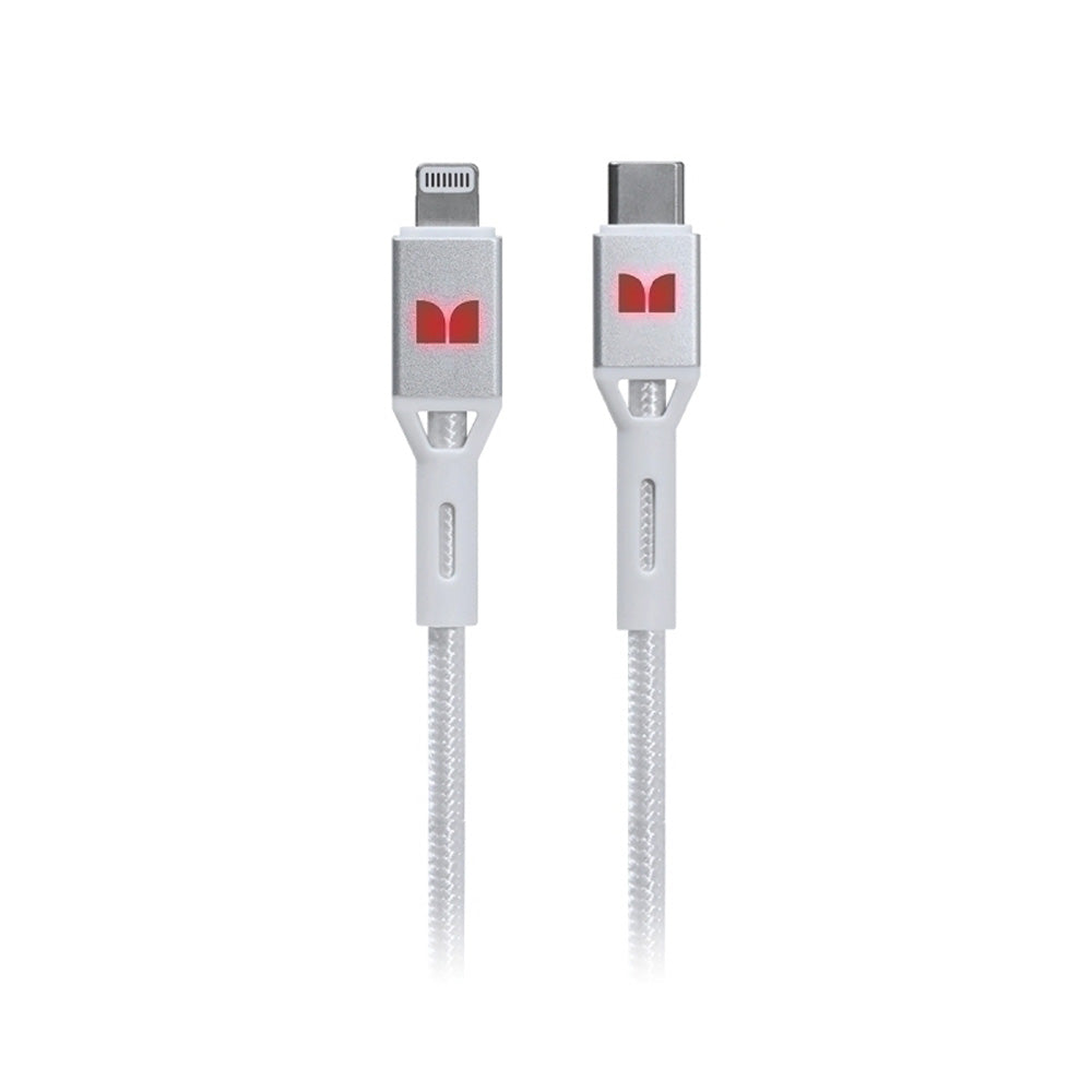 Monster Lightning para o cabo USB-C 2M (branco)