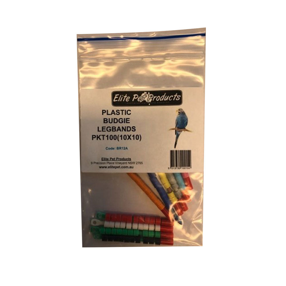 Elite Pet Plastic Leg Ring 100pk