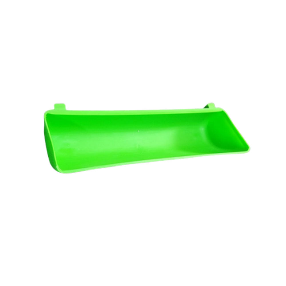 Green Plastic Chicken Feed Trough