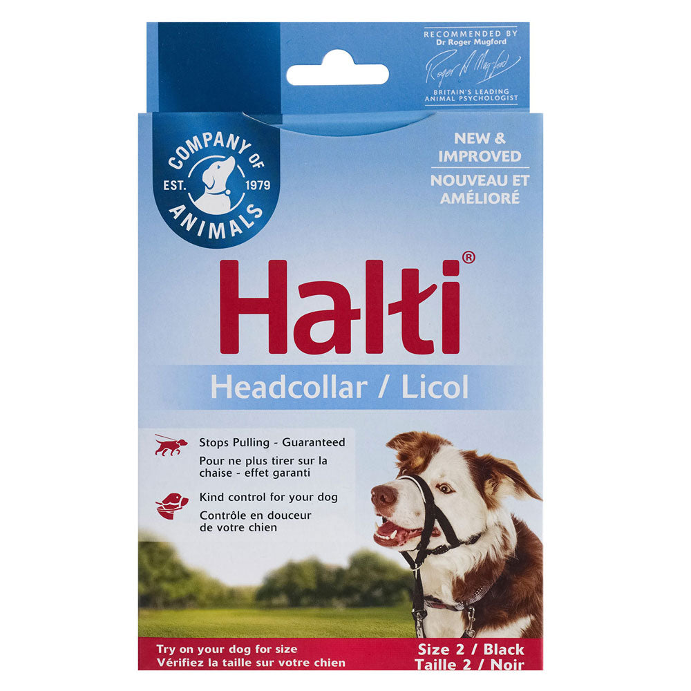 Halti Dog Head Collar (preto)