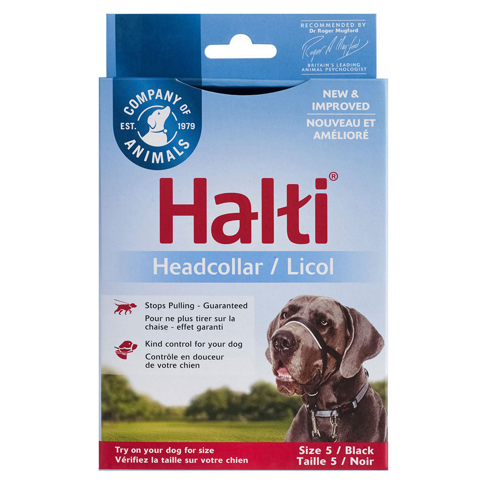 Halti Dog Head Collar (svart)