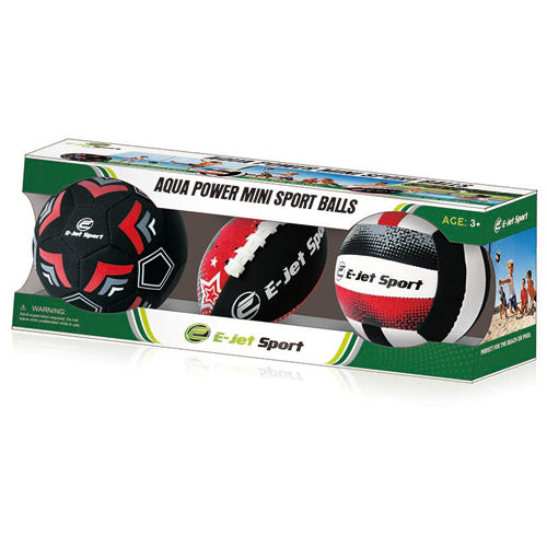 E-Jet Sport Aqua Power Mini Balls (Pack of 3)