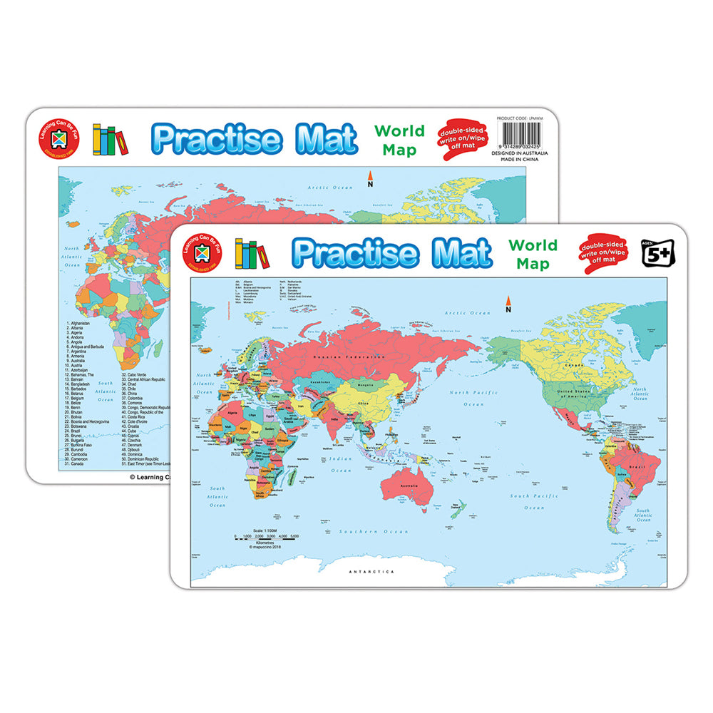 Learning Can Be Fun Practise Mat