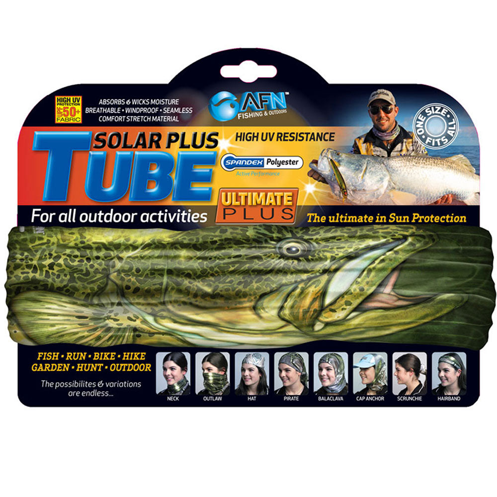 Tubo Solar Plus con estampado de pescado