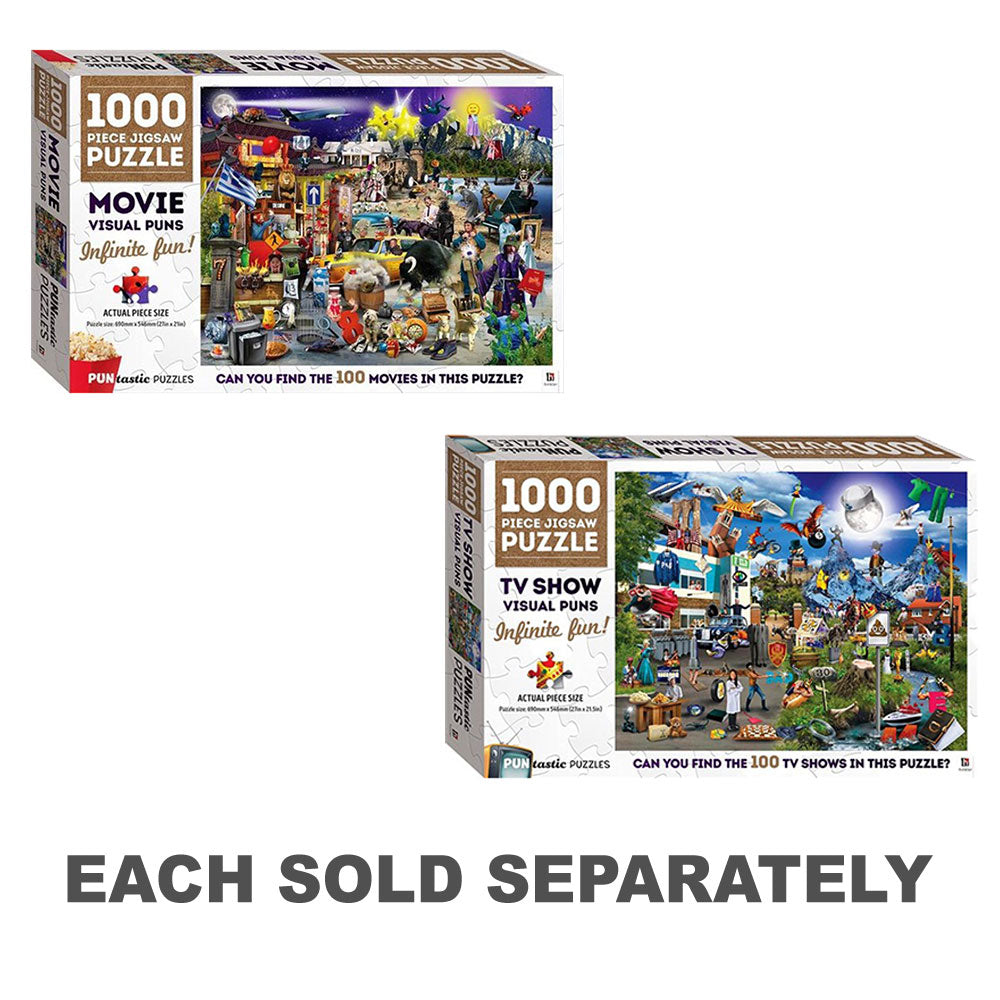 Puntastic Visual Puns Jigsaw Puzzle 1000pcs