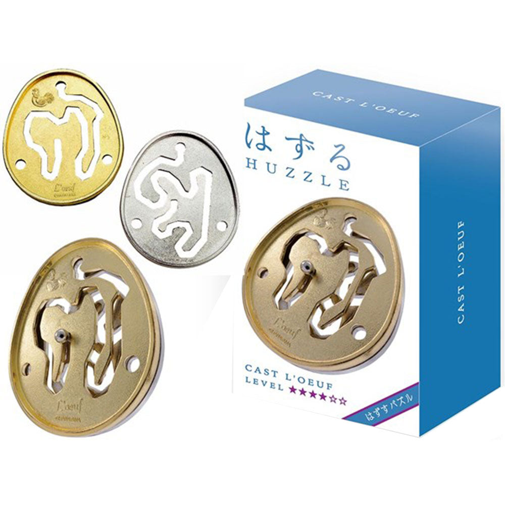 Hanayama L4 CAST HUZZLLE Brain Teaser Puzzle