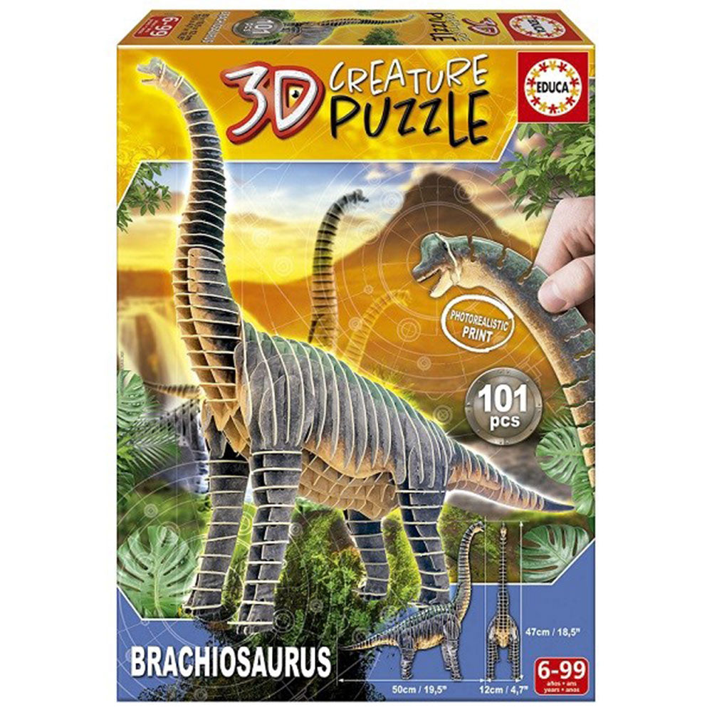 Educa 3d criatura rompecabezas de dinosaurio