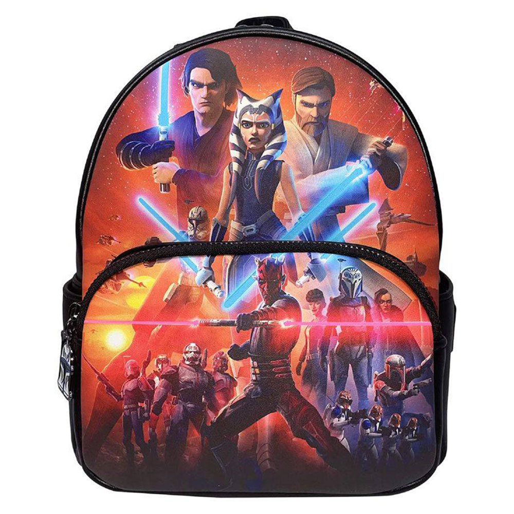 Star Wars the Clone Wars Lightsaber Glow US Ex Mini Backpack