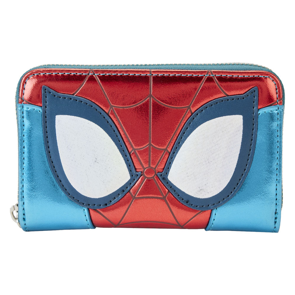 Marvel Comics Spider-Man Metallic Zip Around Wallet