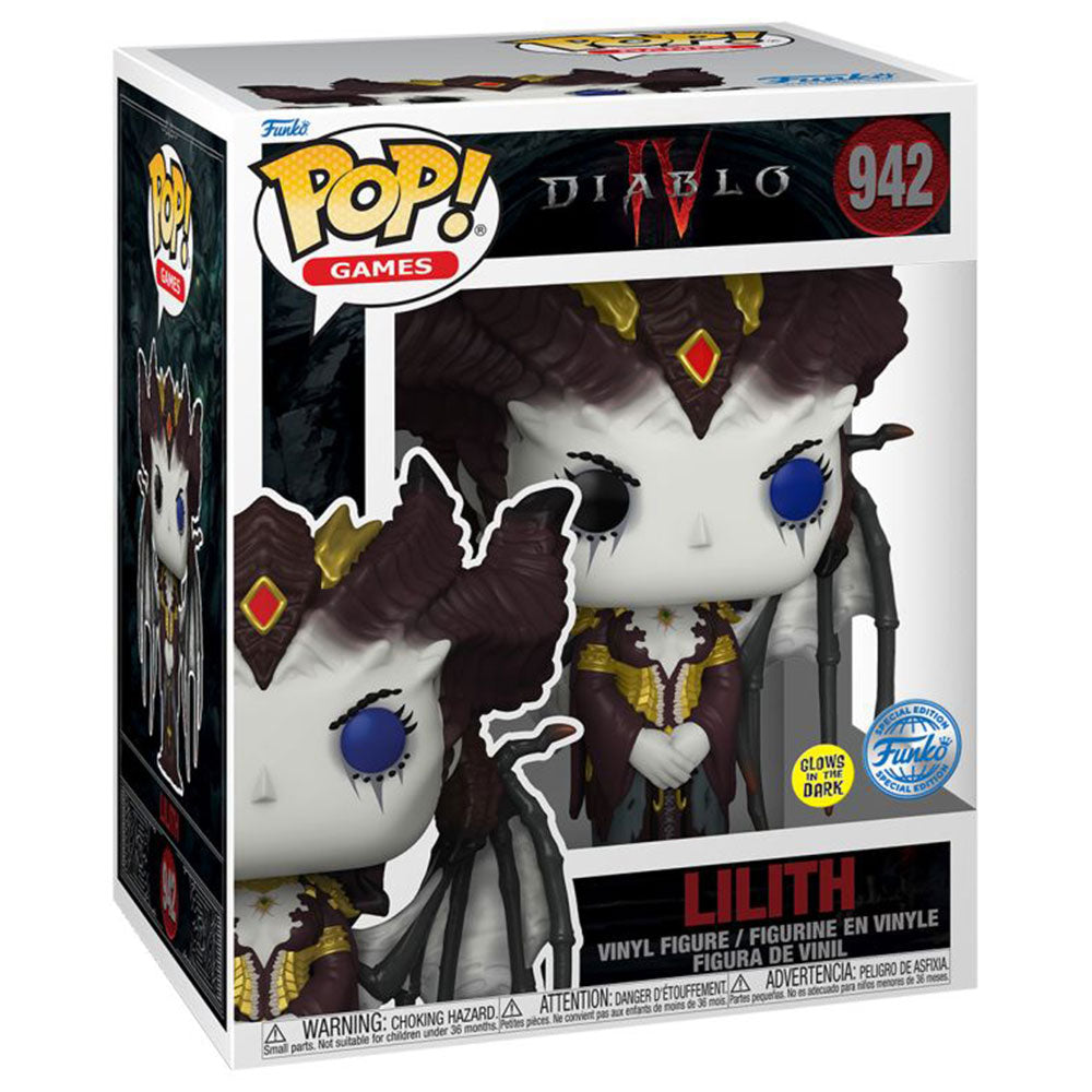 Diablo 4 Lilith US Exclusive Glow 6" Pop! Vinyl