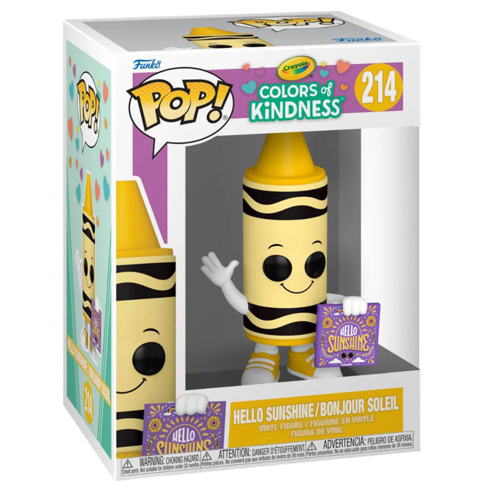 Crayola Yellow Crayon Kindness Pop! Vinyl