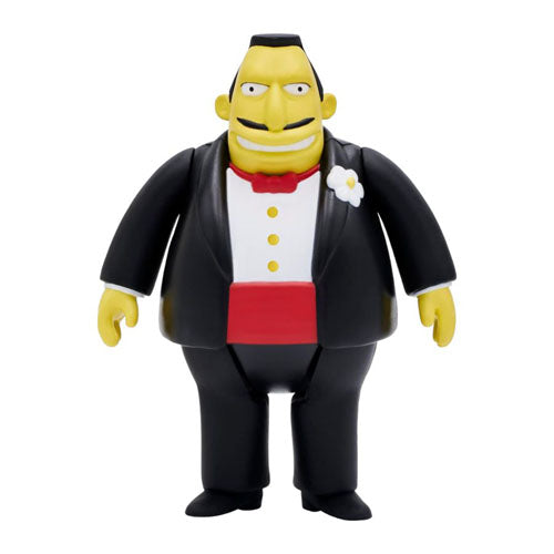 The Simpsons: McBain Senator Mendozza Reaction 3.75" Figure