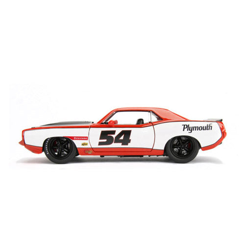 Big Time Muscle 1973 Plymouth Barracuda 1:24 Scale Vehicle