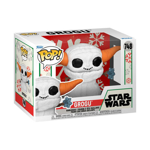 Star Wars: The Mandolorian -Grogu Snowman Holiday Pop! Vinyl