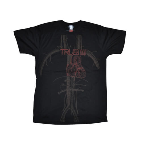 True Blood Heart Logo Male T-Shirt