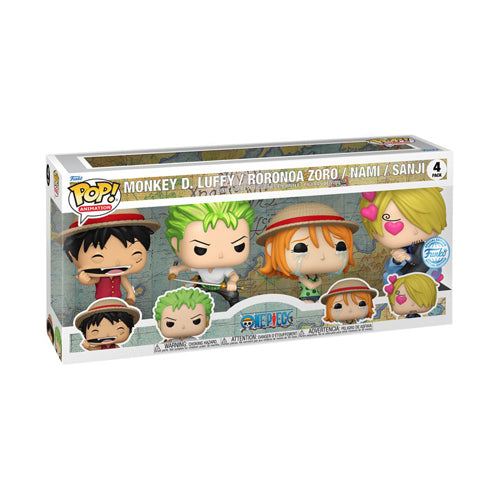 One Piece Refresh US Exclusive Pop! Vinyl 4-Pack