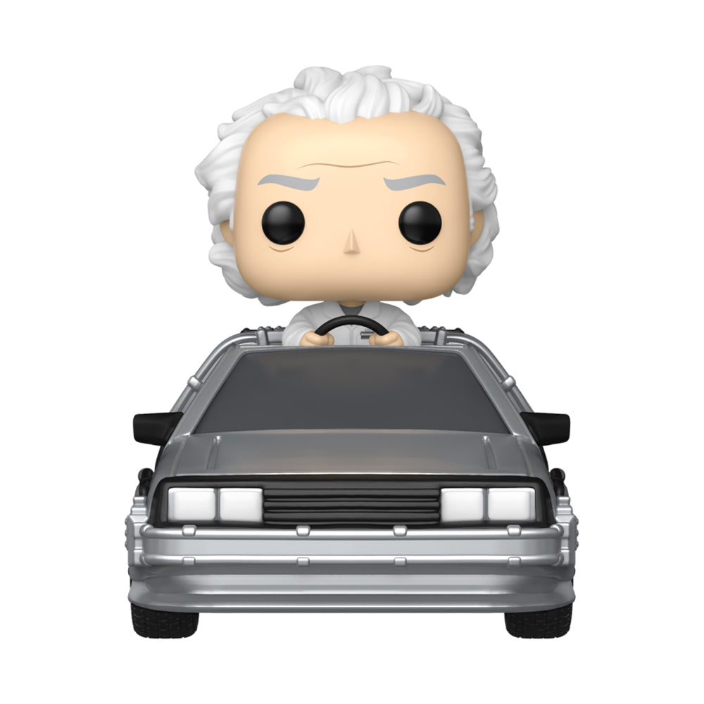 Back to the Future Doc with Time Machine Pop! Vinyl Ride