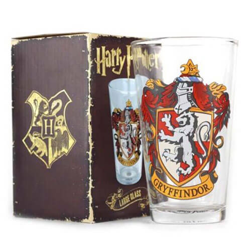 Harry Potter Large Glass Gryffindor Crest