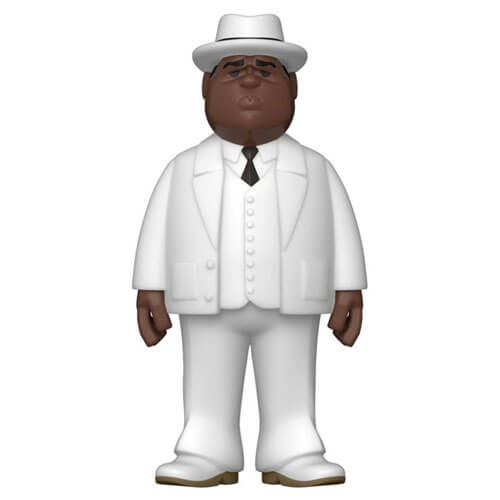 Notorious BIG Biggie White Suit Vinyl Gold