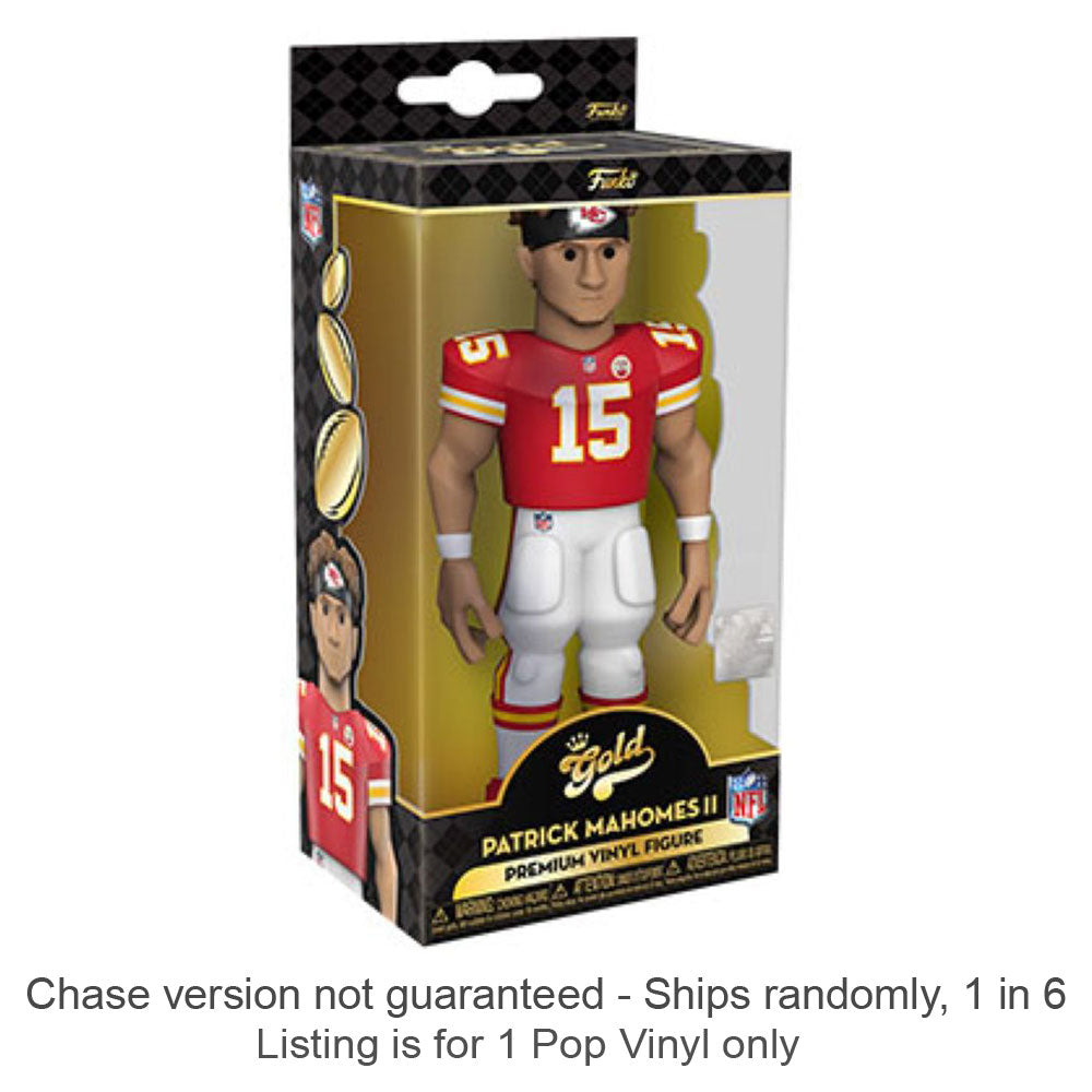 NFL Patrick Mahomes Vinyl Gold Chase Ships 1 sur 6