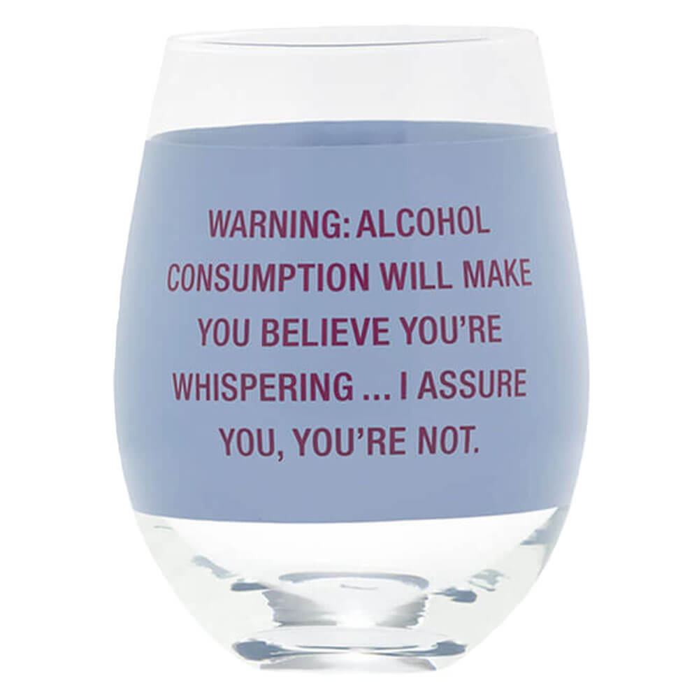 Say What Wine Glass 470mL