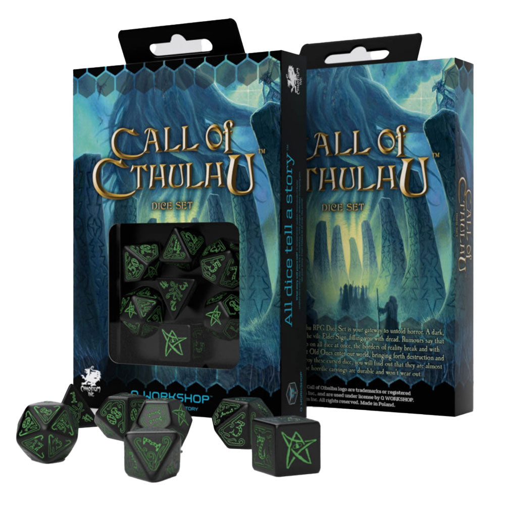 Q Workshop Call of Cthulhu Dice Set 7sts