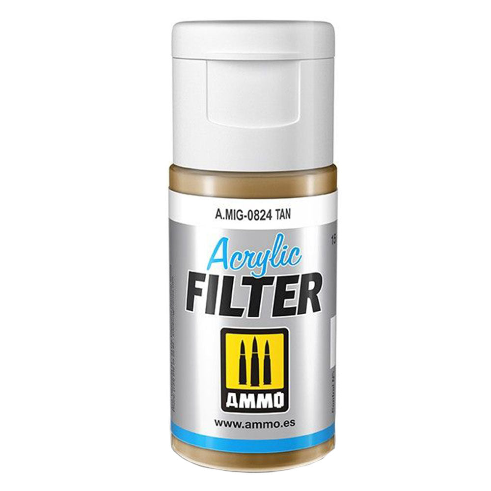 Mig Acrylic Filter 15mlによる弾薬