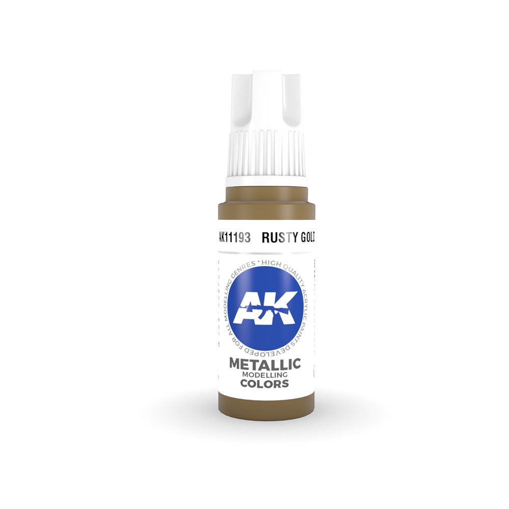 AK Interactive 3Gen Golden Acrylic Paint 17mL