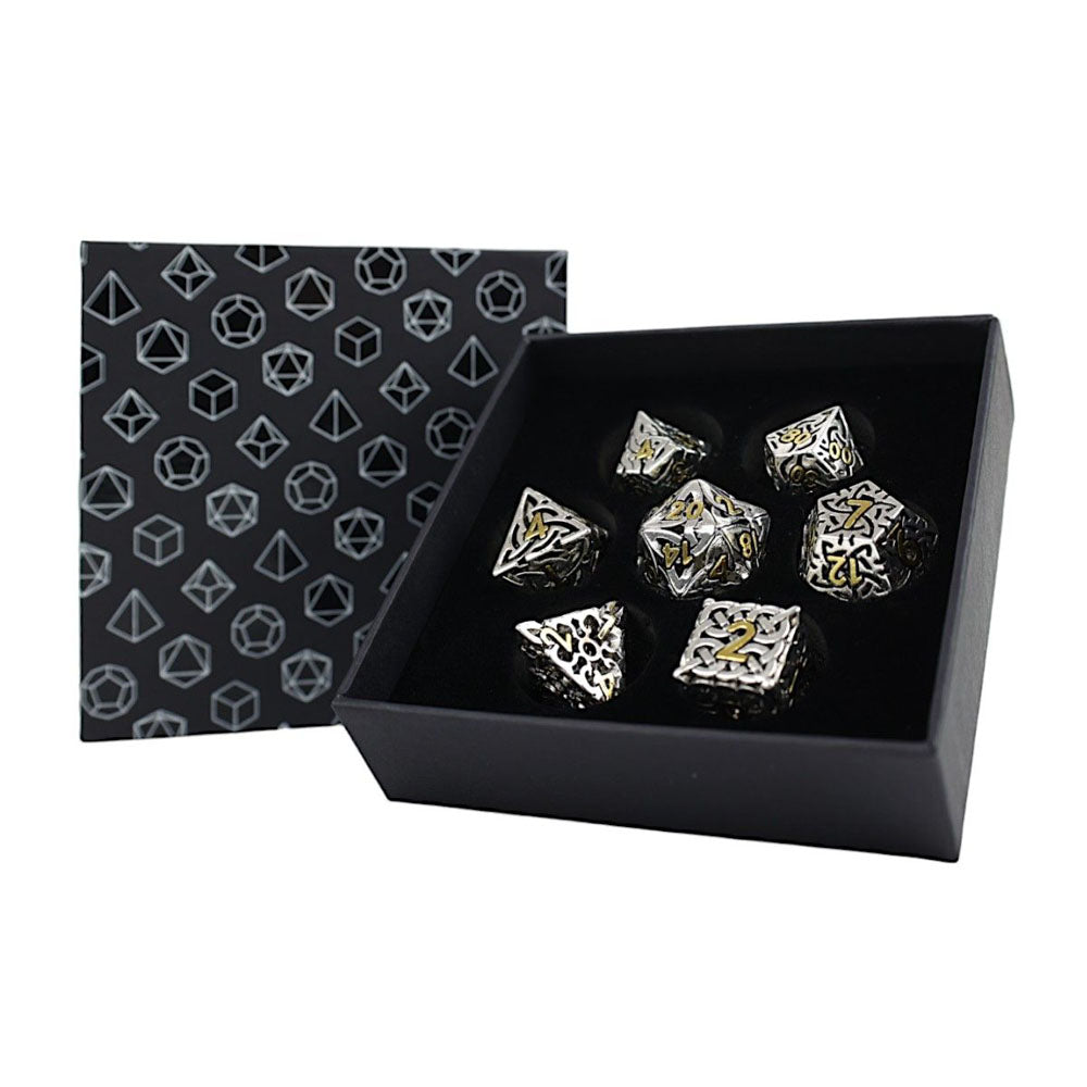 LPG Hollow Textures RPG DICE SET