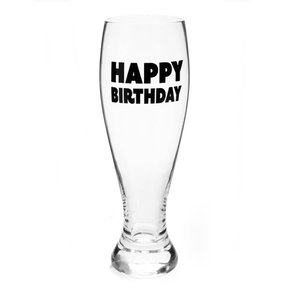 Feliz cumpleaños Pilsner Glass