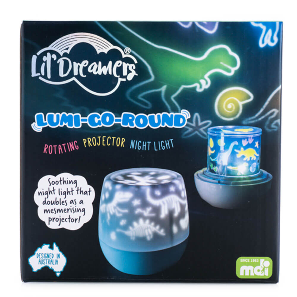 Lil Dreamers Lumi-Go-runde roterende projektorlys