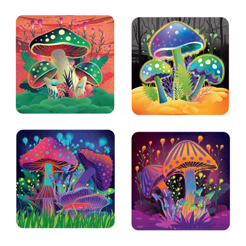 Mushroom Coasters Set