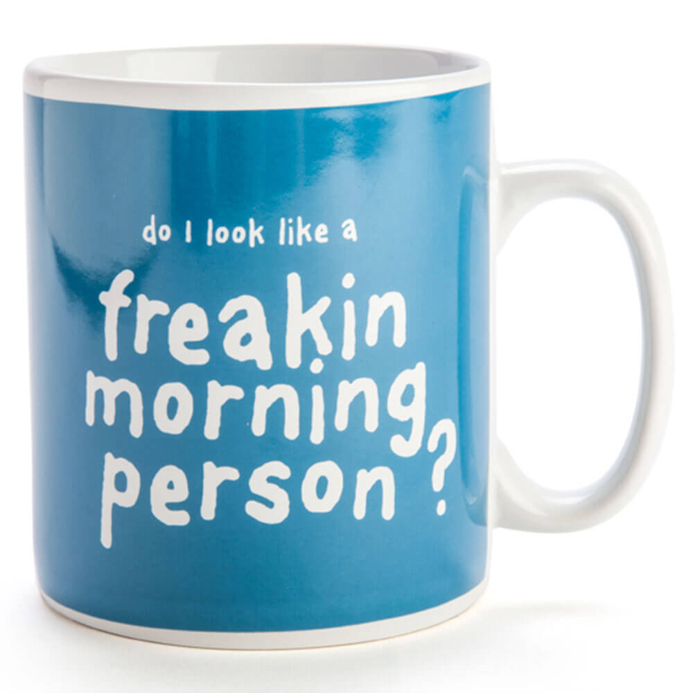 Morning Person Giant Coffee Mug