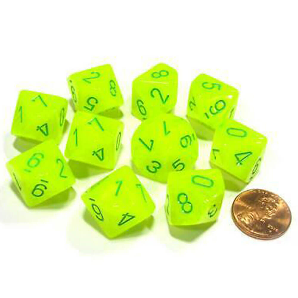 Set Vortex à 10 die Polyédrique de Chessex D10