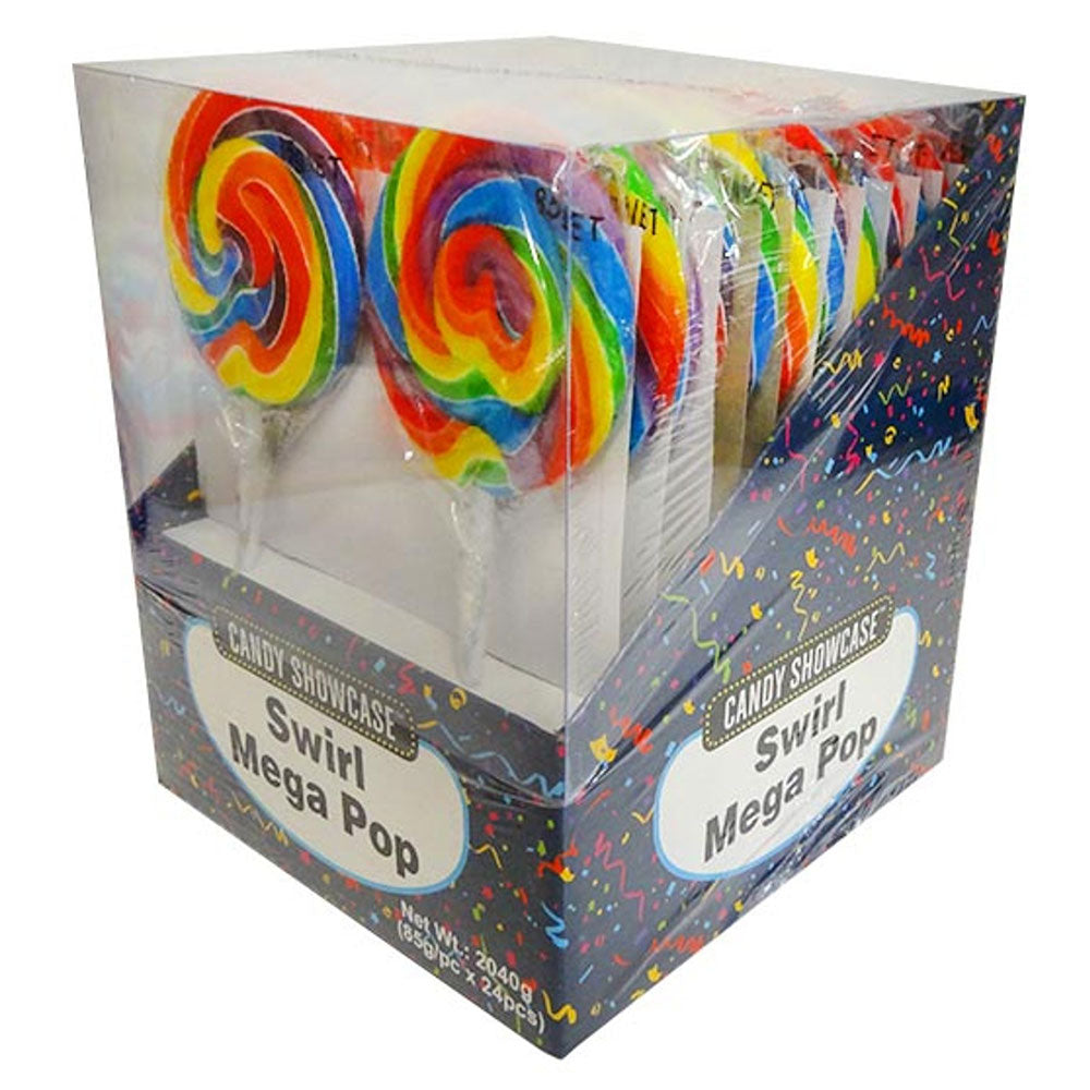 Candy vitrine Mega Swirl Lollipops