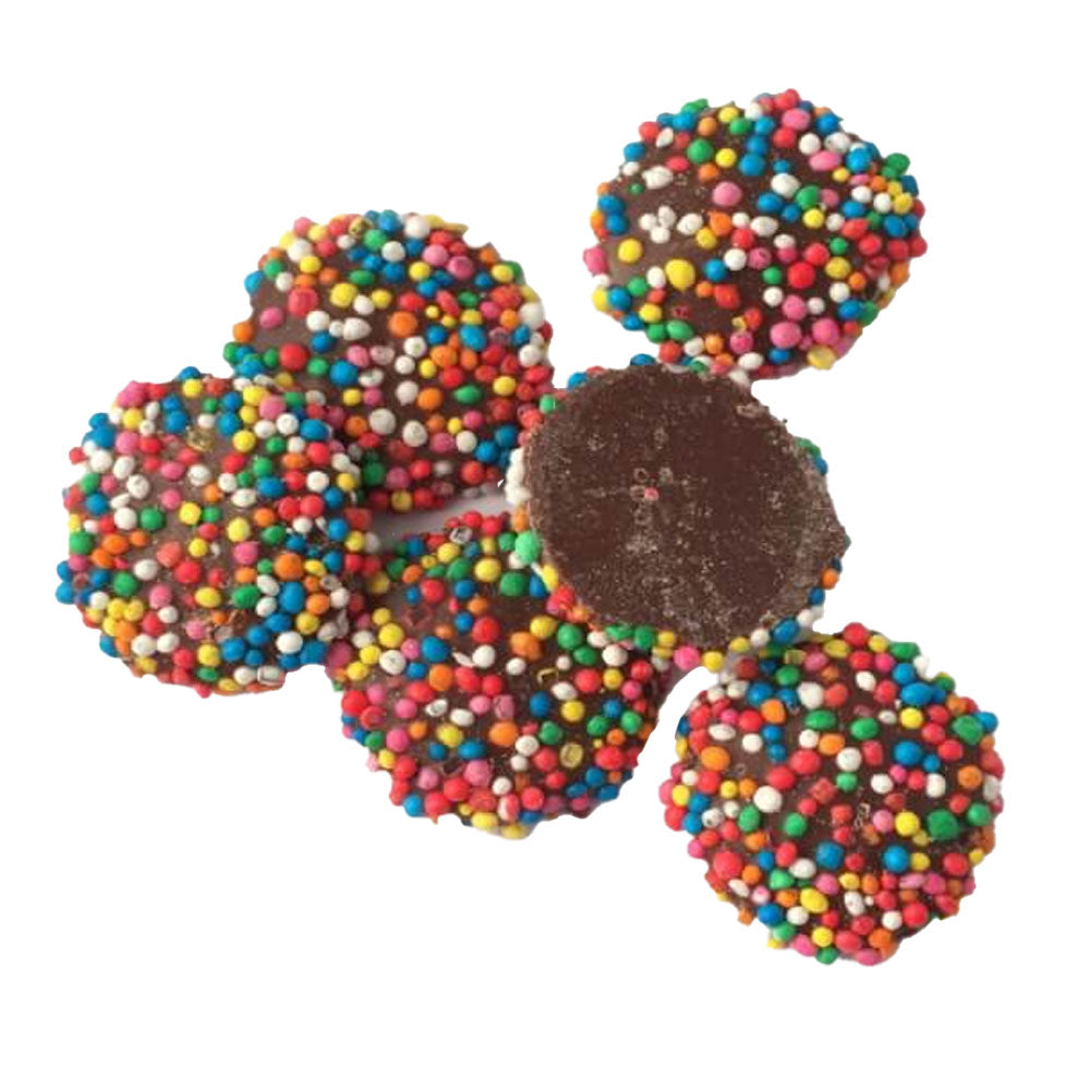 Joyas de chocolate con motas multicolores 8 kg