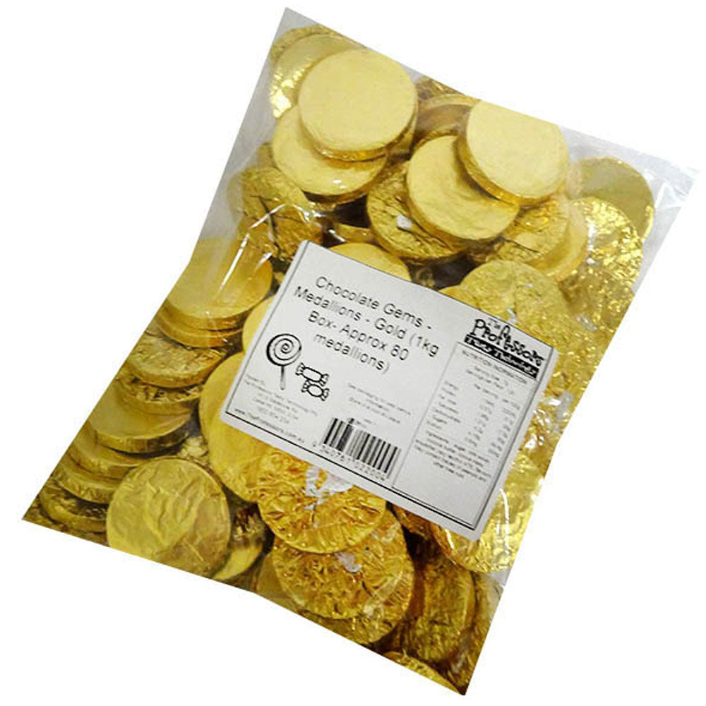 Chocolade edelstenen medaillons 1 kg