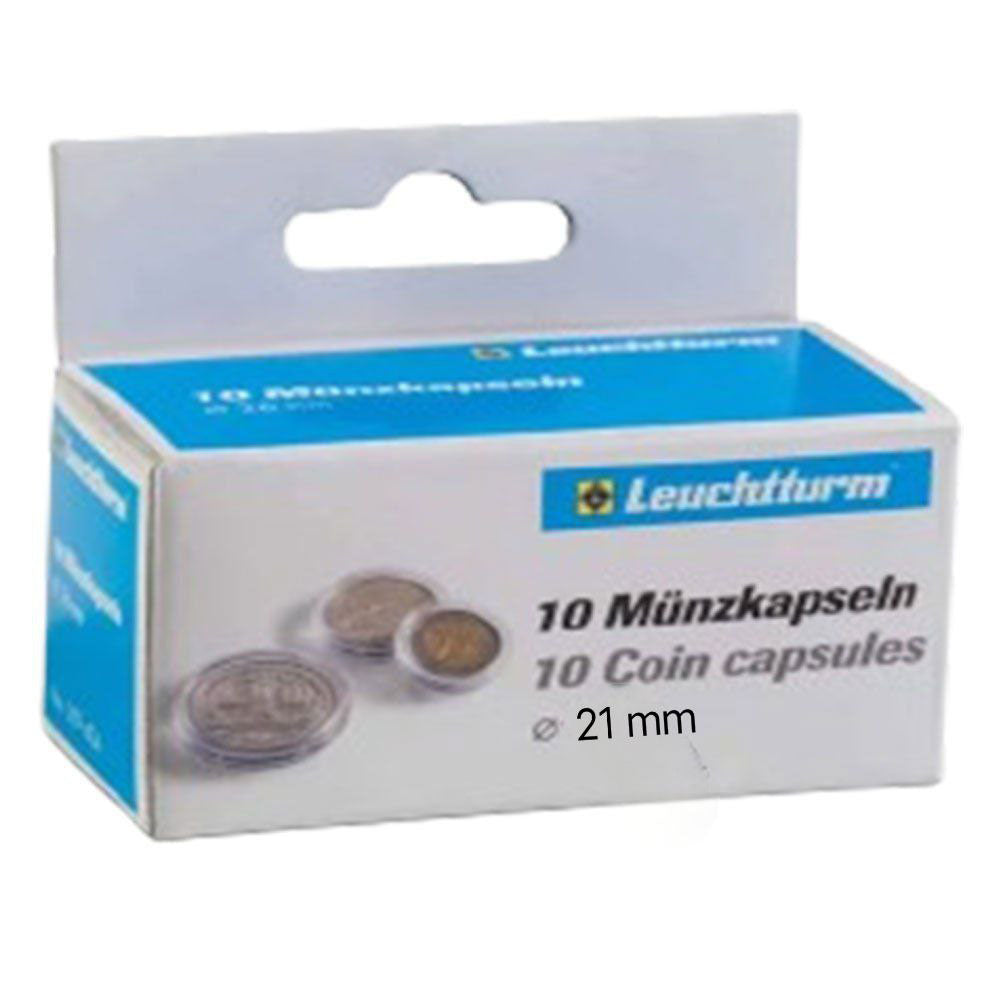 Leuchtturm Coin Capsules 10pk (från storlek 20-29)