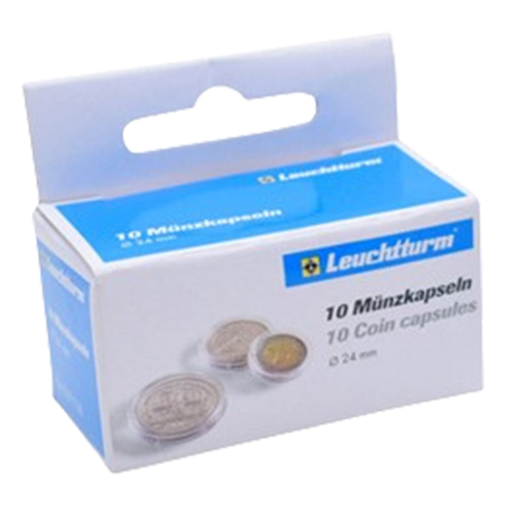 Leuchtturm Coin Capsules 10pk (från storlek 20-29)