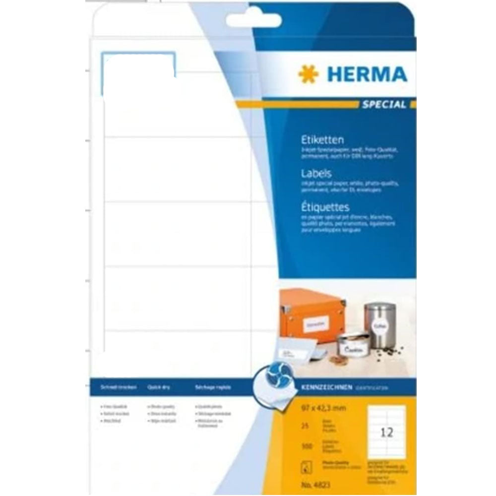 Herma Inkjet etiketter A4 25 st