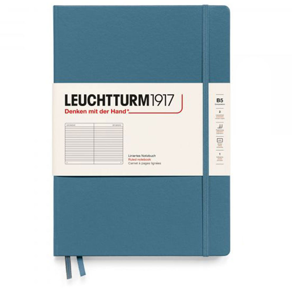 Leuchtturm HC -komposition styrede notebook B5