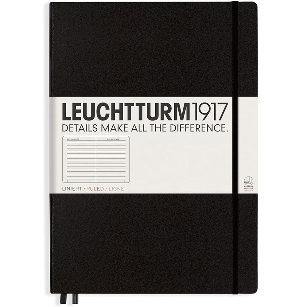 Leuchtturm HC Master Classic styrede notebook A4+