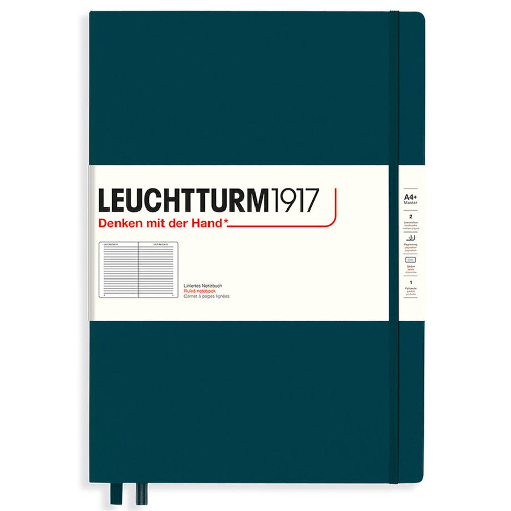 Leuchtturm HC Master Classic styrde anteckningsbok A4+