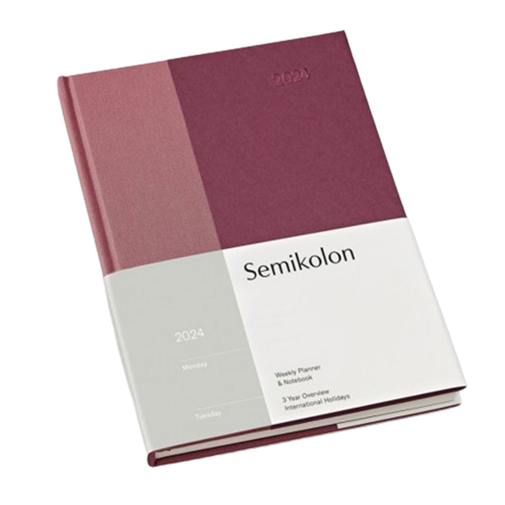 Semikolon 2024 Weekly Planner＆Notebook A5