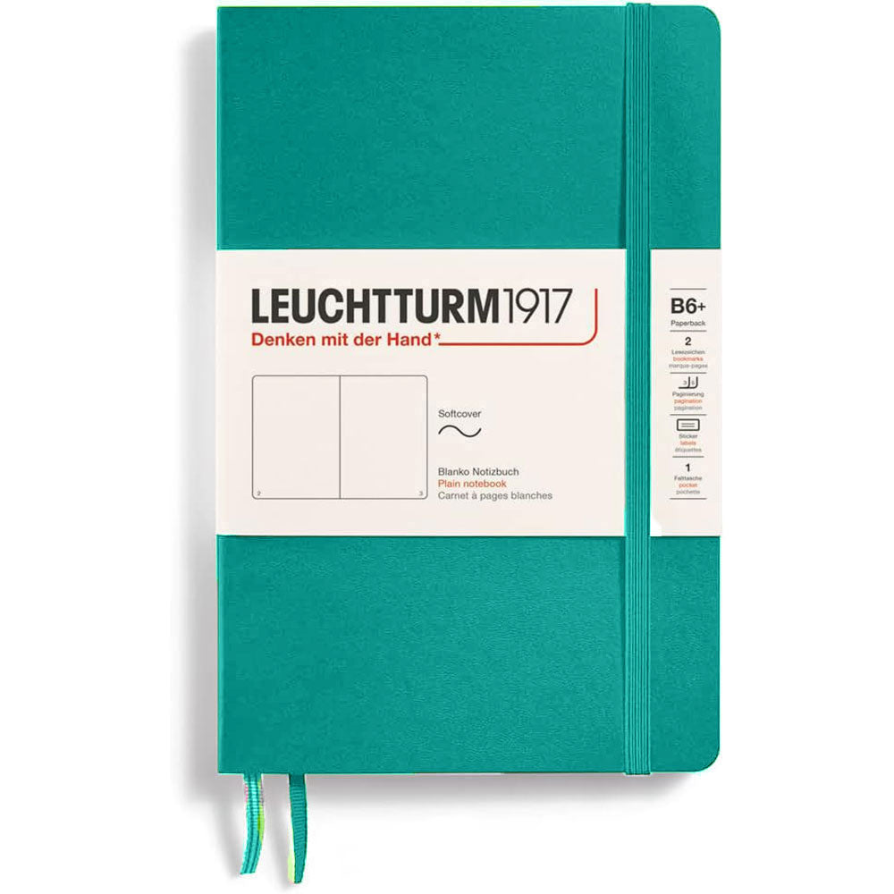 Leuchtturm SC Pocketbok Plain B6+ Notebook123pg