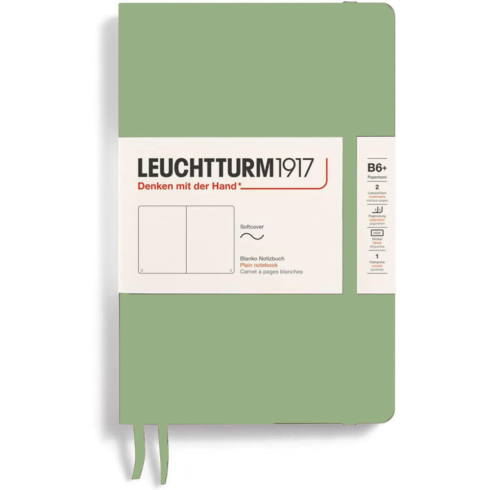 Leuchtturm SC Pocketbok Plain B6+ Notebook123pg