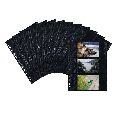 Herma Landscape Photo Pockets 10pc (Black)