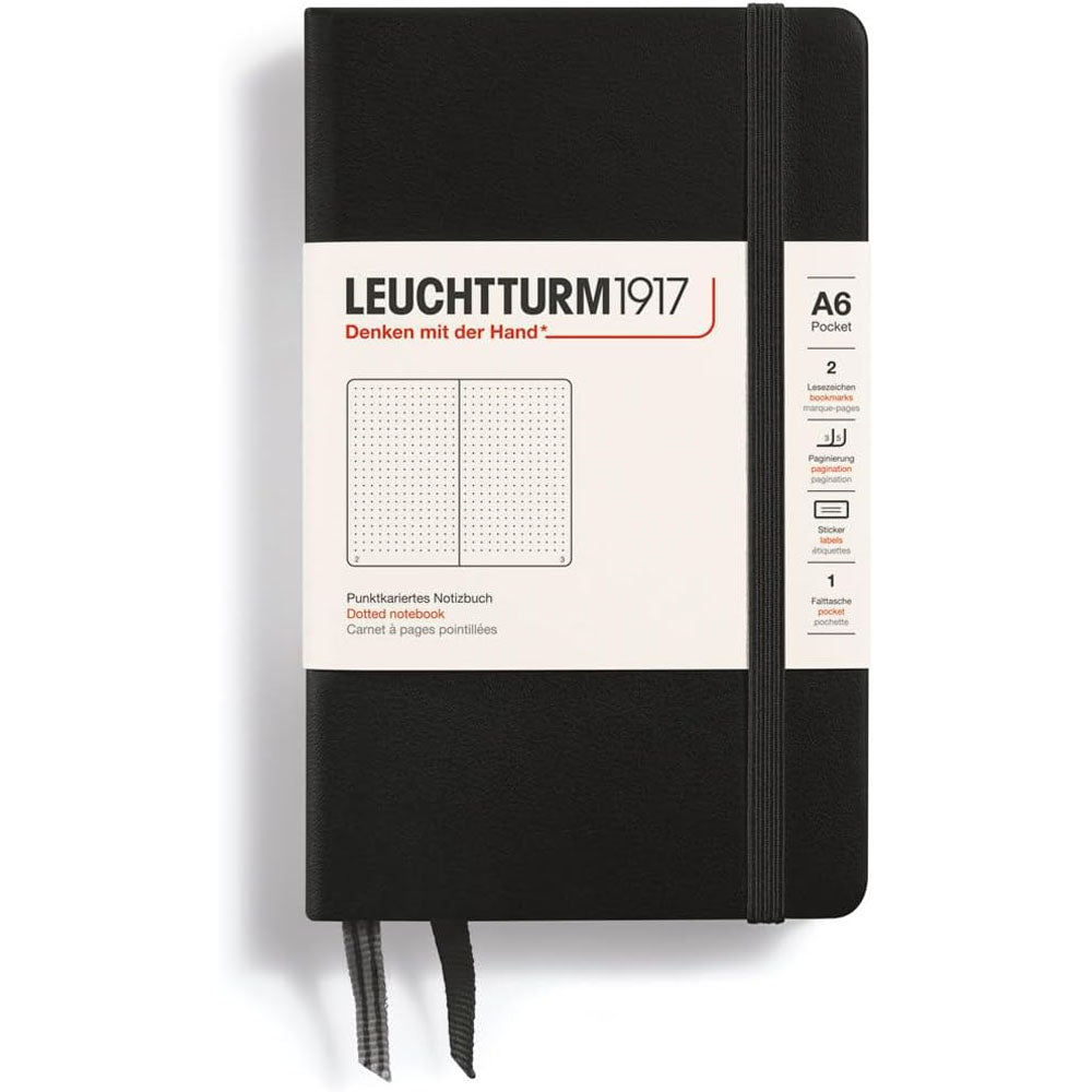 Leuchtturm Hardcover prikket notebook A6